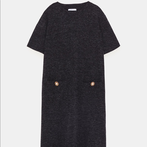 ZARA LONG DRESS WITH POCKETS BRAND NEW WITH TAGS - Picture 8 of 8